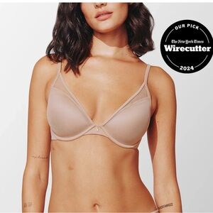ThirdLove 24/7 Classic Uplift Plunge Bra in Taupe